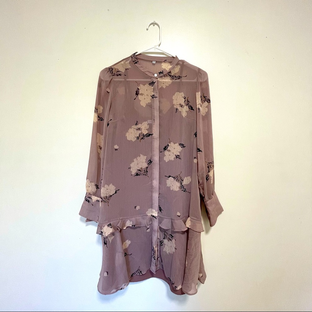 Long flowy top